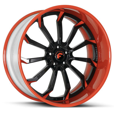 20 pulgadas Forgiato forjaron el plato profundo Chrome de Navaja de las ruedas que 3 pedazos bordean Navaja