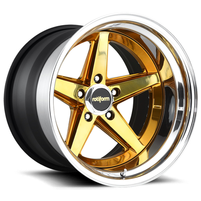 El centro convexo forjó las ruedas rotiformes 917 rotiformes Porsche 911 ruedas del oro