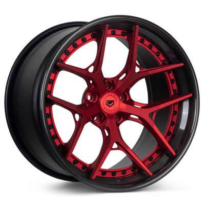 Vossen S21-01 configuraciones de las ruedas 6061-T6 3PC de Porsche de 3 pedazos