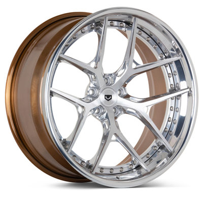 Vossen S21-01 configuraciones de las ruedas 6061-T6 3PC de Porsche de 3 pedazos