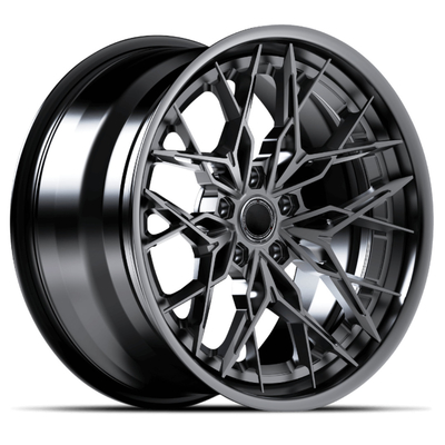 Bent Staggered Spokes 3 pedazos forjó los ajustes de ruedas para McLaren Audi R8