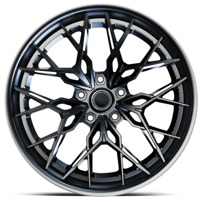 Bent Staggered Spokes 3 pedazos forjó los ajustes de ruedas para McLaren Audi R8