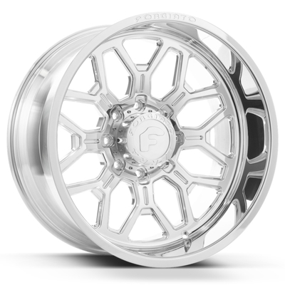 Estirones de plata brillantes de las ruedas 6061-T6 de Forgiato Flusso-T 4-8