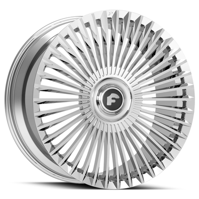 Chrome negro grueso Trimestre de plata Forgiato forjó las ruedas para Rolls Royce Cullinan