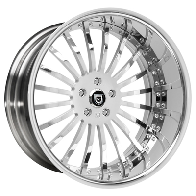 Lexani IF-714 Chrome forjó bordes multi del rayo de las ruedas 6061-T6
