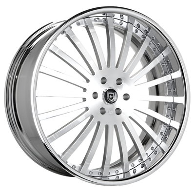 Lexani IF-714 Chrome forjó bordes multi del rayo de las ruedas 6061-T6