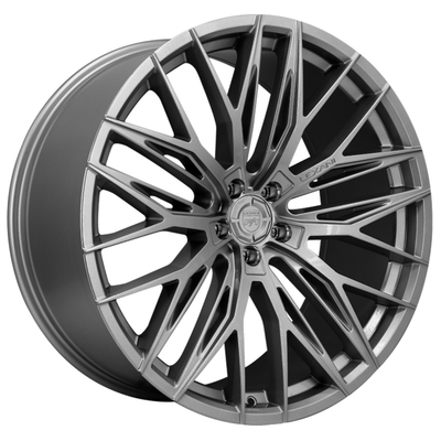 Rayo multi rojo Lexani Aries Wheels Monoblock Offset del caramelo 0-80m m