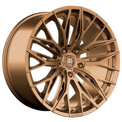 Rayo multi rojo Lexani Aries Wheels Monoblock Offset del caramelo 0-80m m