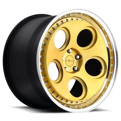 Final de encargo rotiforme retro de Audi R8 DIA Wheels Monoblock 3PC