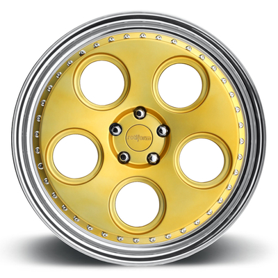 Final de encargo rotiforme retro de Audi R8 DIA Wheels Monoblock 3PC