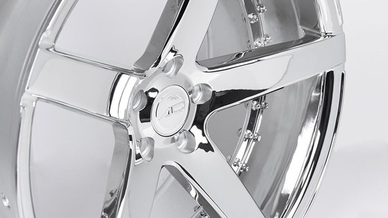 El extremo cóncavo de Chrome rueda 22 pulgadas escalonó los bordes 7-13J
