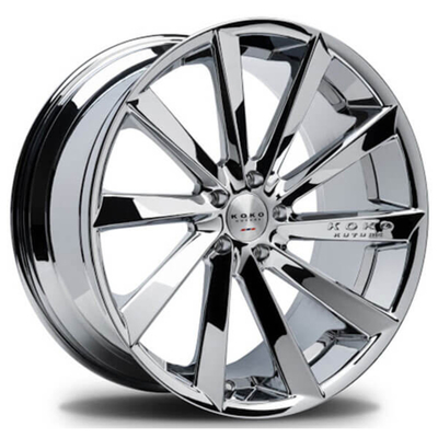 Galjanoplastia de la anchura 7-14J Chevrolet Tesla Ford Forged Wheels Multi Spokes Chrome