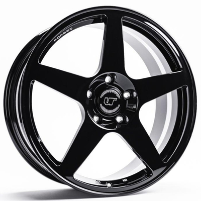 20x9.0 20x12 991 Turbo Porsche forjó negro brillante de las ruedas