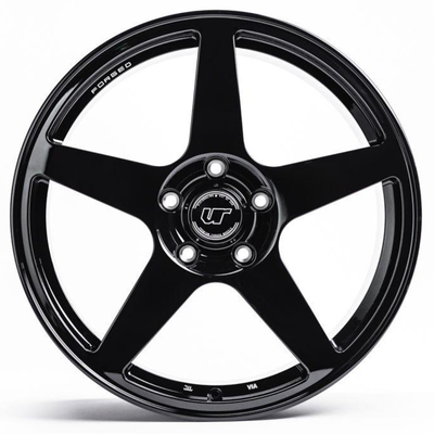 20x9.0 20x12 991 Turbo Porsche forjó negro brillante de las ruedas