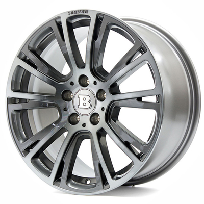 Titanio líquido tallado hueco de Mercedes Forged Wheels R de los rayos