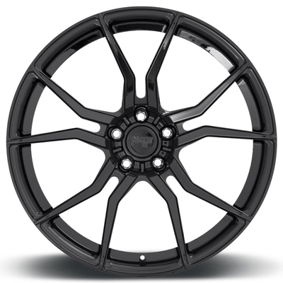 Los finales de encargo ISO 9001 Monoblock forjaron negro brillante de las ruedas