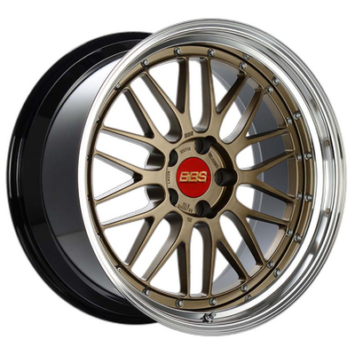 Bordes de bronce profundos JWL TUV del BBS LM de Diamond Cut Forged del plato VÍA