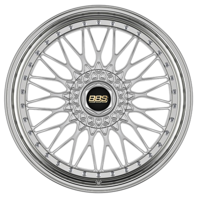 El BBS brillante estupendo de la plata de Rs forjó los bordes de aluminio 6061-T6 de las ruedas