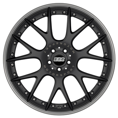 El BBS CH-R II BBS 17 18 19 20 forjó negro del satén del Motorsport de las ruedas
