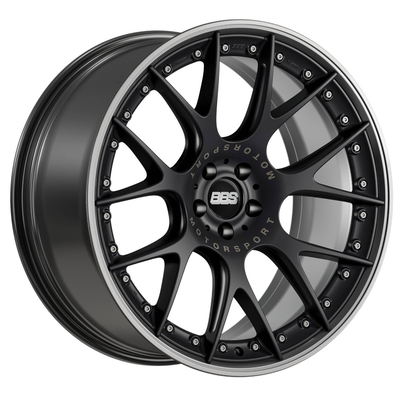 El BBS CH-R II BBS 17 18 19 20 forjó negro del satén del Motorsport de las ruedas