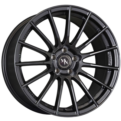 El auto de la fragua de PCD 112m m rueda la aleación de aluminio 6061-T6 Matte Black Rims