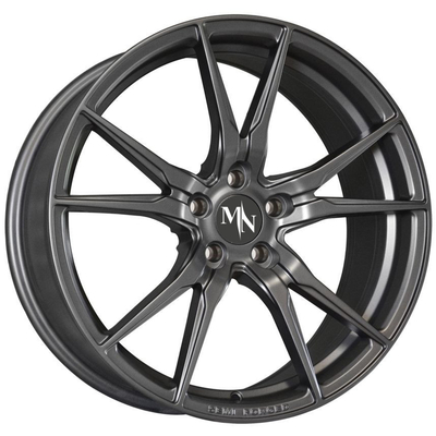 Matt Black Gunmetal Forge Auto rueda los rayos cóncavos agresivos