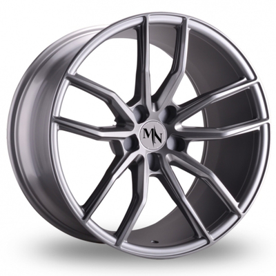 Monoblock cóncavo Grey Alloy Forge Auto Wheels bronce de cañón JWL TUV VÍA