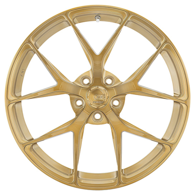 Ruedas de bronce de 21 pulgadas RZ21 Audi R8 porque Monoblock cóncavo forjado