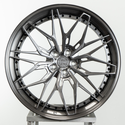 Anrky S3-X1 Porsche 991 opciones de Matt Black 3PC de las ruedas de Turbo S