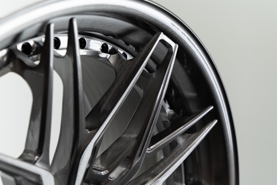 Anrky S3-X1 Porsche 991 opciones de Matt Black 3PC de las ruedas de Turbo S