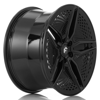 22" negro brillante Forgiato EV 001 Forgiato forjó los ajustes de ruedas para el Tesla Model S Model X