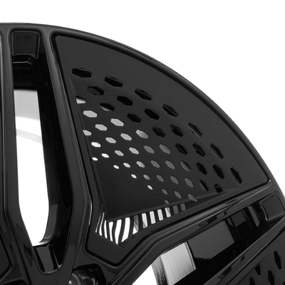 22" negro brillante Forgiato EV 001 Forgiato forjó los ajustes de ruedas para el Tesla Model S Model X