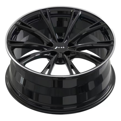 Aleación de aluminio negra brillante de ABT Sportsline GR-f Audi Forged Wheels 6061-T6