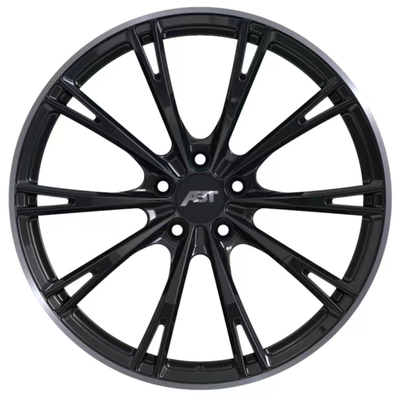 Aleación de aluminio negra brillante de ABT Sportsline GR-f Audi Forged Wheels 6061-T6