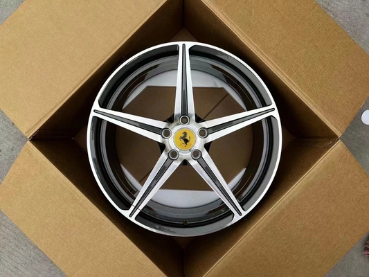 El diseño Ferrari del OEM forjó las ruedas para 458 la aleación de aluminio de Italia 6061-T6