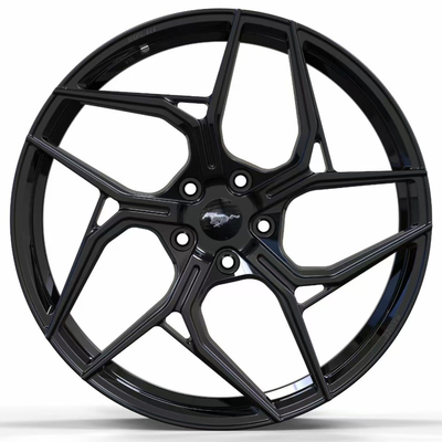 El auto de Ford Mustang Gloss Black Forge rueda 20 21 22 pulgadas 5x114.3