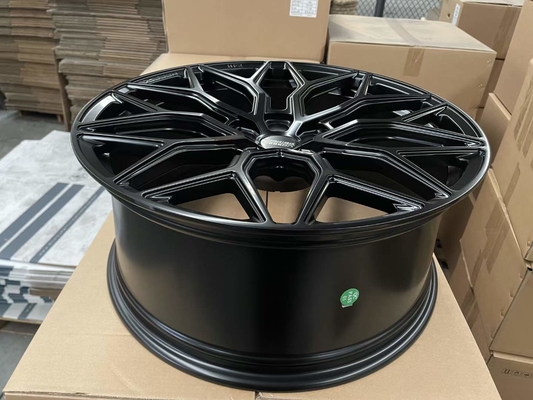 Ruedas forjadas negras del satén de Vossen HF-2