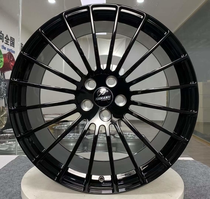 El ANIVERSARIO EVO 2 X5M F85 20 de HAMANN 21 22 pulgadas BMW forjó negro brillante de las ruedas