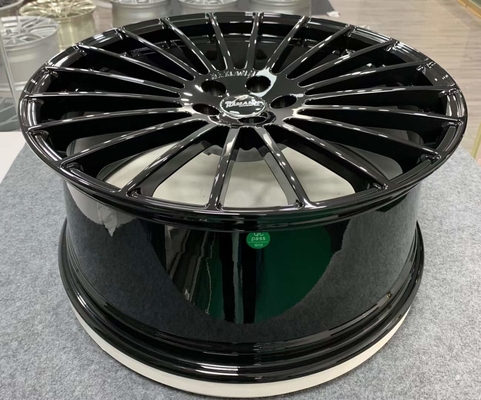 El ANIVERSARIO EVO 2 X5M F85 20 de HAMANN 21 22 pulgadas BMW forjó negro brillante de las ruedas