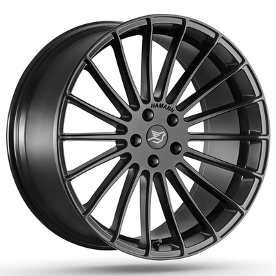 El ANIVERSARIO EVO 2 X5M F85 20 de HAMANN 21 22 pulgadas BMW forjó negro brillante de las ruedas