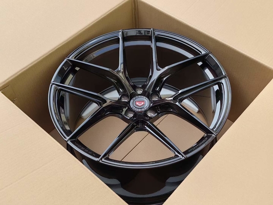 Vossen S21-01 forjó la cara negra cepillada las ruedas