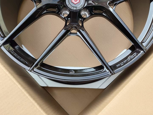 Vossen S21-01 forjó la cara negra cepillada las ruedas