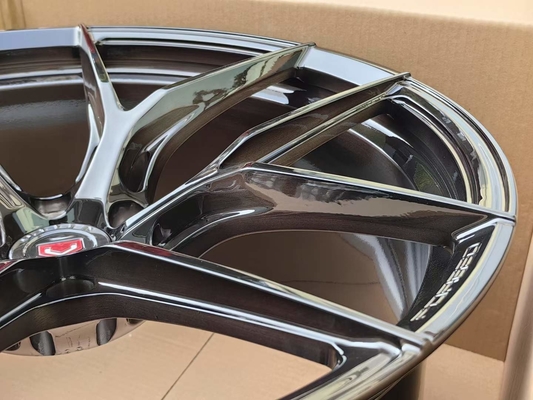 Vossen S21-01 forjó la cara negra cepillada las ruedas
