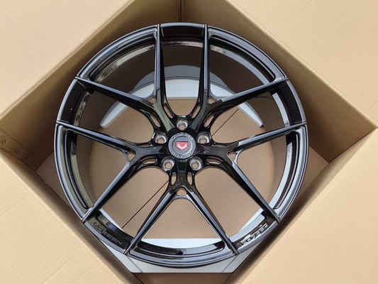 Vossen S21-01 forjó la cara negra cepillada las ruedas