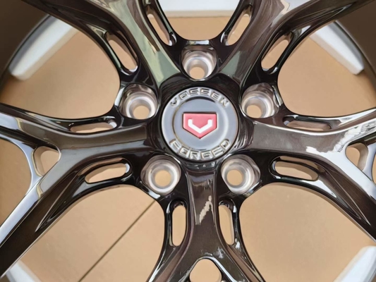 Vossen S21-01 forjó la cara negra cepillada las ruedas
