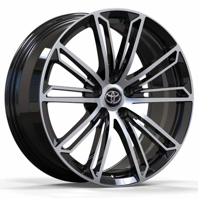 Toyota 19" auto de la fragua del diseño del OEM rueda la cara trabajada a máquina