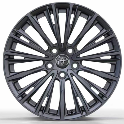 Toyota 18" diseño Matt Black Forge Auto Wheels del OEM para la corona de Toyota