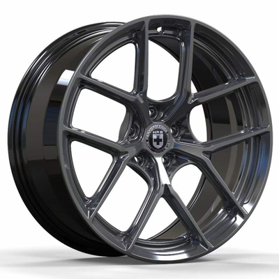 HRE negro híper P101SC Monoblock bordea para Audi A5