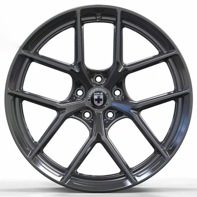 HRE negro híper P101SC Monoblock bordea para Audi A5