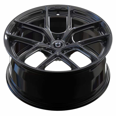 HRE negro híper P101SC Monoblock bordea para Audi A5